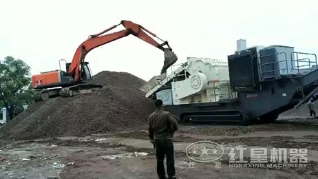 杭州履带移动制沙机视频